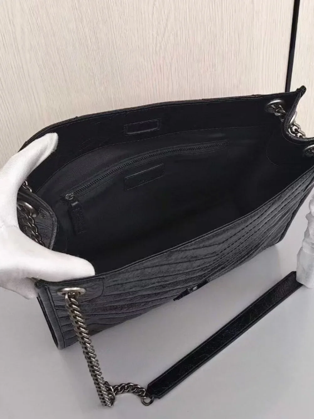 YSL Niki Shopping Bag with Chain Strap